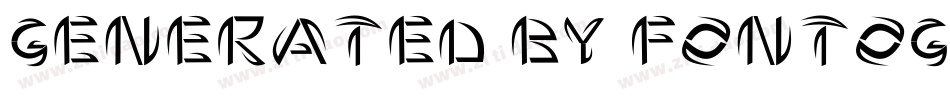 Generated by Fontogr字体转换